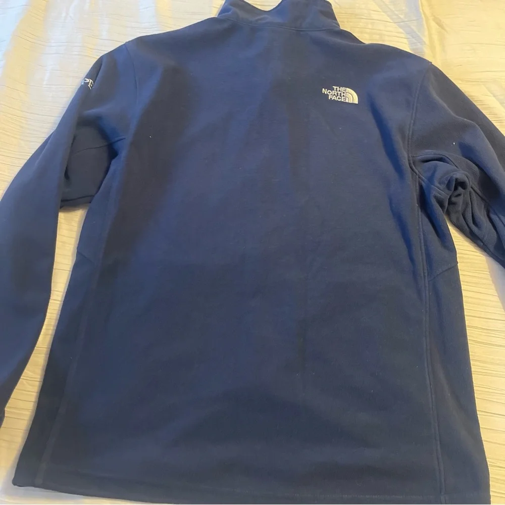 The North Face navy blue‎ fleece jacket size medium